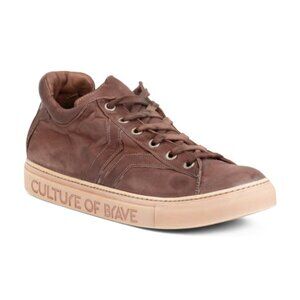 CULTURE OF BRAVE Men's Made In Italy Leather Sport Casual Sneakers
